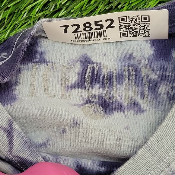 Ice-Cube Portrait Rapper Shirt Womens Small 17x24 Blue - Picture 8 of 11